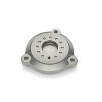 Billet Rear Engine Cover - Silver Yamaha-Yamaha