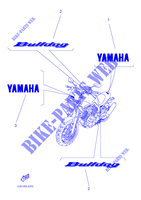 STICKER for Yamaha BT1100 2004