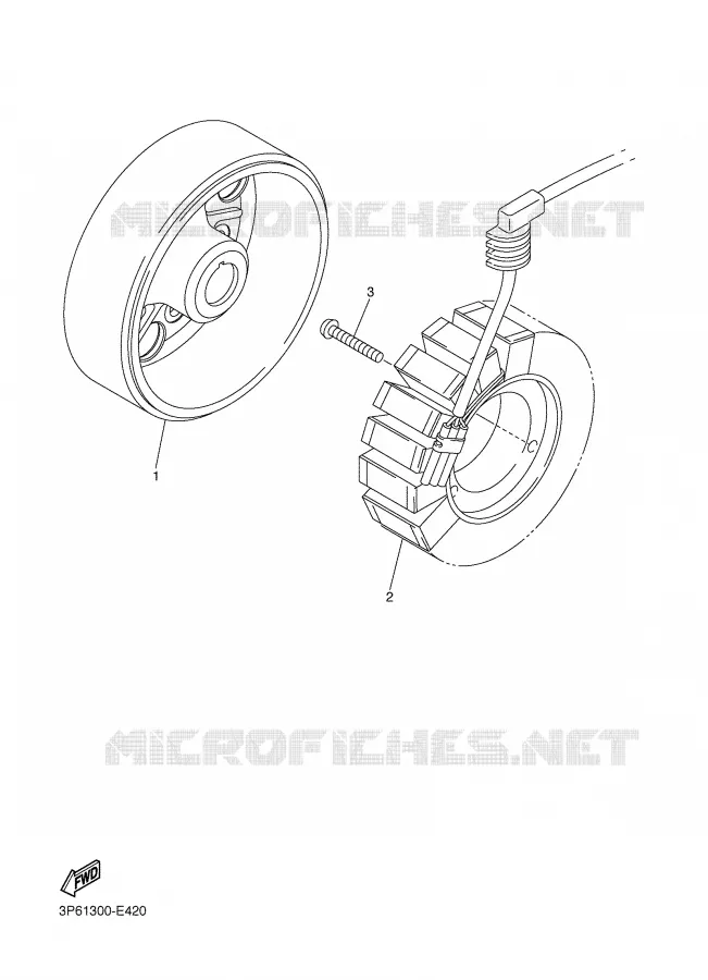 IGNITION Yamaha MOTO 1300 2007 FJR ABS  FJR1300A