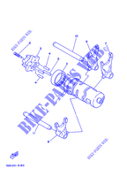 GEAR SHIFT SELECTOR DRUM / FORKS for Yamaha YFU1 1989