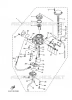 CARBURETOR for Yamaha YFM350FWA 2008