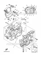 CRANKCASE for Yamaha YFM350FWA 2008