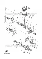 CRANKSHAFT / PISTON for Yamaha YFM350FWA 2008