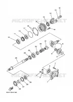 CROSS SHAFT for Yamaha YFM350FWA 2008