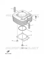 CYLINDER for Yamaha YFM350FWA 2008