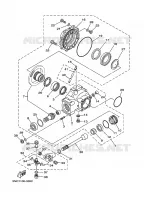 FINAL DRIVE SHAFT / GEAR COUPLING for Yamaha YFM350FWA 2008