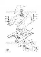 FUEL TANK for Yamaha YFM350FWA 2008