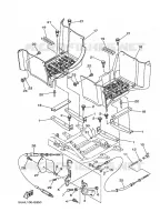 STAND / FOOTREST for Yamaha YFM350FWA 2008