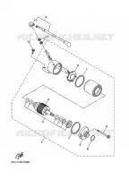 STARTER MOTOR for Yamaha YFM350FWA 2008