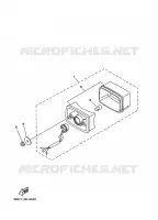 TAIL LIGHT for Yamaha YFM350FWA 2008