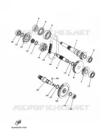 TRANSMISSION for Yamaha YFM350FWA 2008