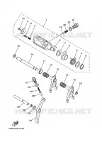 GEAR SHIFT SELECTOR DRUM / FORKS for Yamaha YFM660FWA  2005