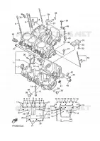 CRANKCASE for Yamaha XJR1200SP 1998