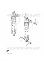 REAR SHOCK ABSORBER for Yamaha XJR1200SP 1998