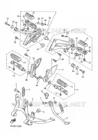 STAND / FOOTREST for Yamaha XJR1200SP 1998