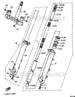 FRONT FORK for Yamaha XV1100 1997