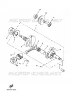 CRANKSHAFT / PISTON for Yamaha T105  1996