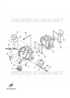 CYLINDER HEAD  for Yamaha T105  1996
