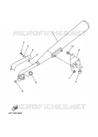 EXHAUST for Yamaha T105  1996