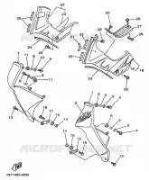 LEG SHIELD for Yamaha T105  1996