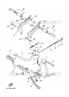 STAND / FOOTREST for Yamaha T105  1996
