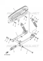SWINGARM / SHOCK ABSORBER for Yamaha T105  1996