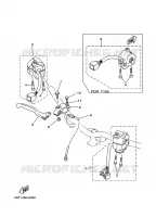 SWITCH / LEVER for Yamaha T105  1996