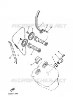 CAMSHAFT / TIMING CHAIN for Yamaha TT350 1990