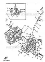 CRANKCASE for Yamaha TT350 1990