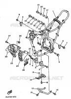 FRAME for Yamaha TT350 1990