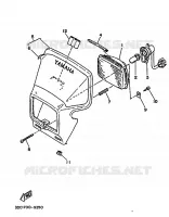 HEADLIGHT for Yamaha TT350 1990