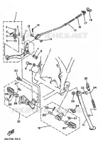 STAND / FOOTREST for Yamaha TT350 1990