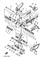 SWINGARM for Yamaha TT350 1990