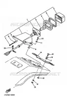 TAIL LIGHT for Yamaha TT350 1990
