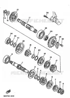 TRANSMISSION for Yamaha TT350 1990