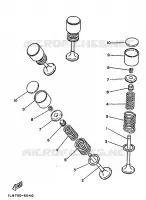 VALVE for Yamaha TT350 1990
