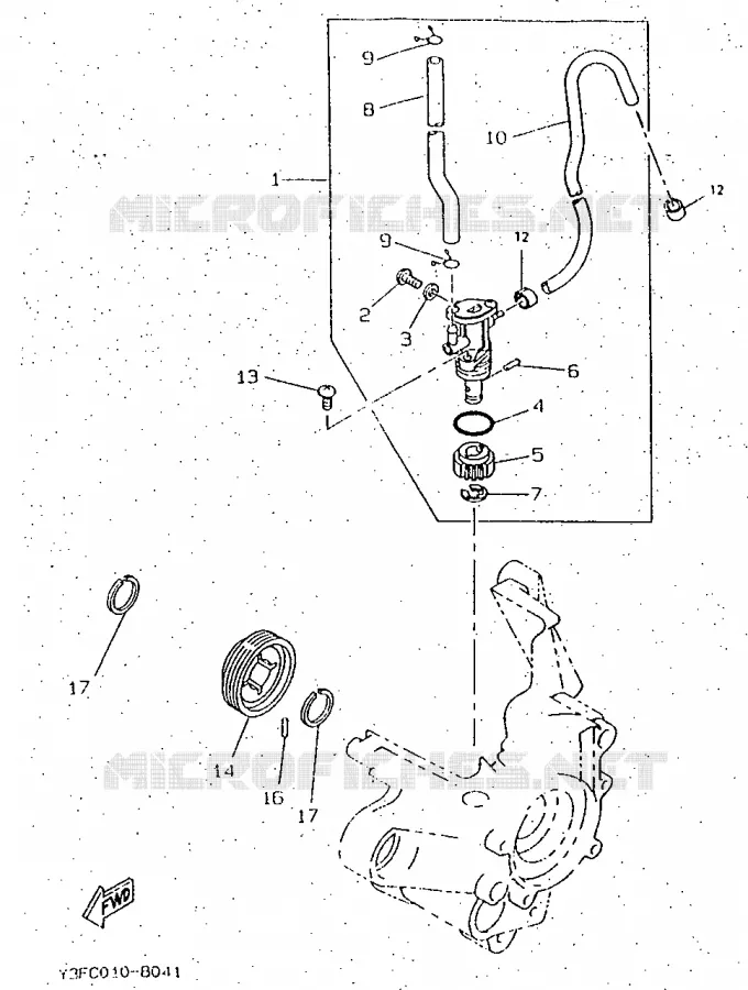 OIL PUMP Yamaha SCOOTER 50 1997 BOOSTER  CW50
