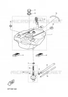FUEL TANK for Yamaha XQ150 2002