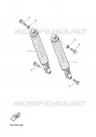 REAR SHOCK ABSORBER for Yamaha XQ150 2002