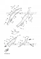 SIDE COVER for Yamaha XQ150 2002