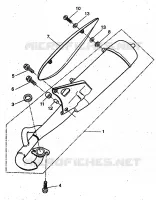 EXHAUST for Yamaha YH50 1999