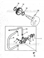 OIL PUMP for Yamaha YH50 1999