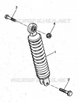 REAR SHOCK ABSORBER for Yamaha YH50 1999