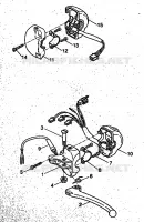 SWITCH / LEVER for Yamaha YH50 1999