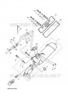 EXHAUST for Yamaha BOOSTER NEXT GENERATION 2004