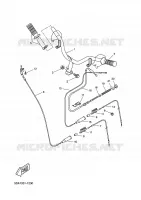 HANDLEBAR & CABLES for Yamaha BOOSTER NEXT GENERATION 2004