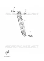 REAR SHOCK ABSORBER for Yamaha BOOSTER NEXT GENERATION 2004