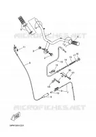 HANDLEBAR & CABLES for Yamaha BOOSTER SPIRIT 2005