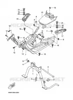 STAND / FOOTREST for Yamaha BOOSTER SPIRIT 2005