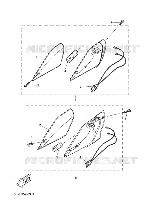 INDICATOR Yamaha SCOOTER 50 2004 NEXT GENERATION  CW50RS NEXT GEN
